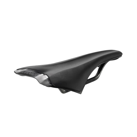 Selle Italia SLR CARB X-40 - Selle Vélo Route/Course/Gravel - Cuir Blanc - Made In Italy